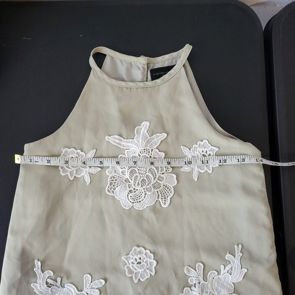 Victoria Beckham Target Girls Sleeveless Dress Size Small Feminine Lace Dainty - Picture 7 of 11